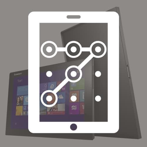 Сброс графического ключа в планшете Lenovo Miix 3 1030